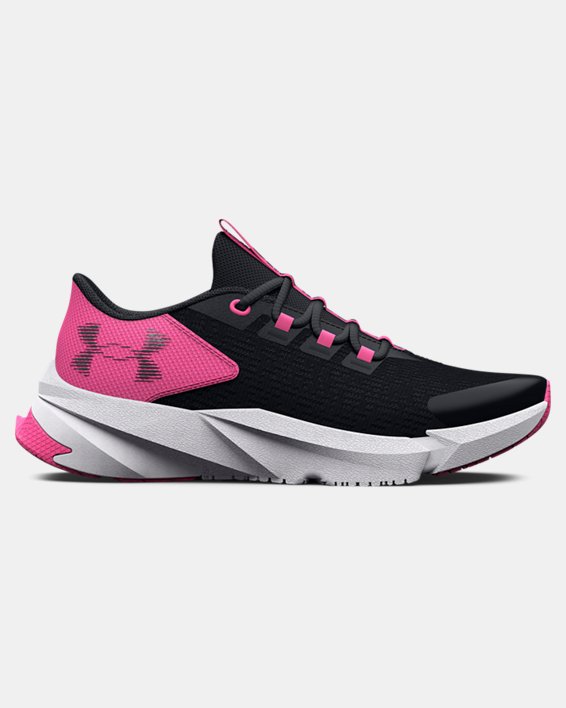 Girls' Grade School UA Scramjet 5 Running Shoes, Black, pdpMainDesktop image number 0